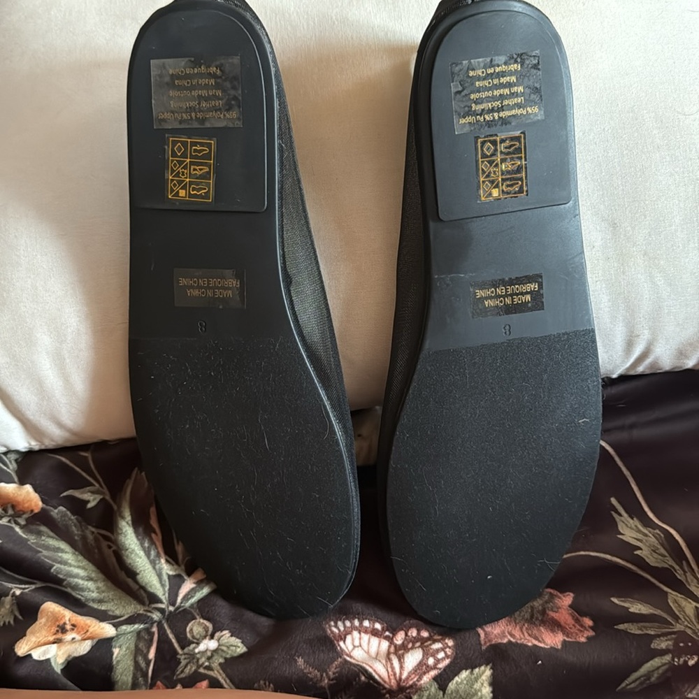 Jeffrey Campbell black mesh ballet flat size 8 NEW - Picture 2 of 3